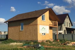 Дом из СИП панелей 128 м2 (пос.Разумное Белгородская область)