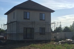 Внешняя отделка дома из СИП панелей