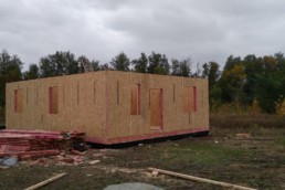 Дом из СИП панелей (г. Строитель Белгородская область)