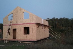 Дом из СИП панелей (г. Строитель Белгородская область)